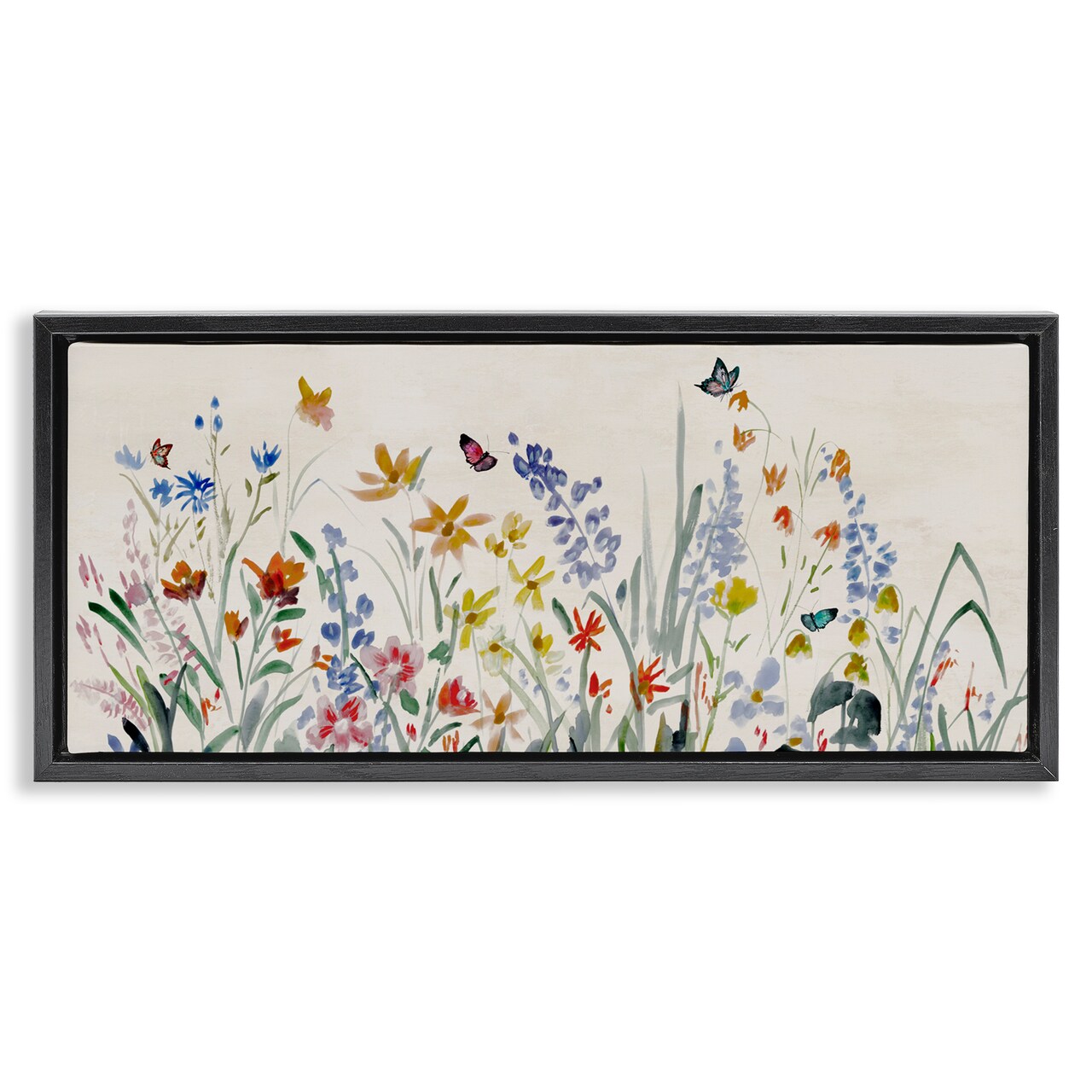Stupell Industries Wildflower Whispers Garden Floating Frame, design by Jacob Q